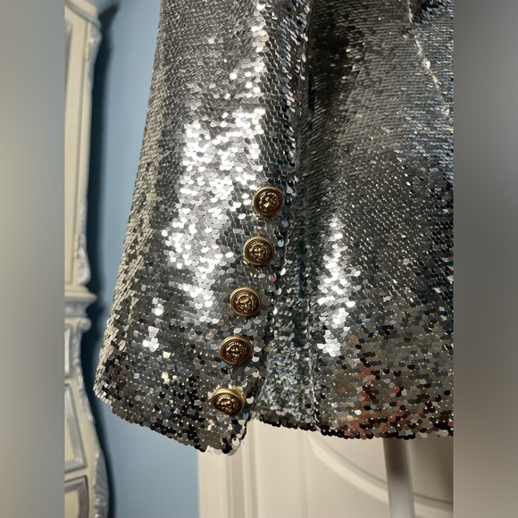 Balmain Sequin Blazer with lace detail - Picture 3 of 8